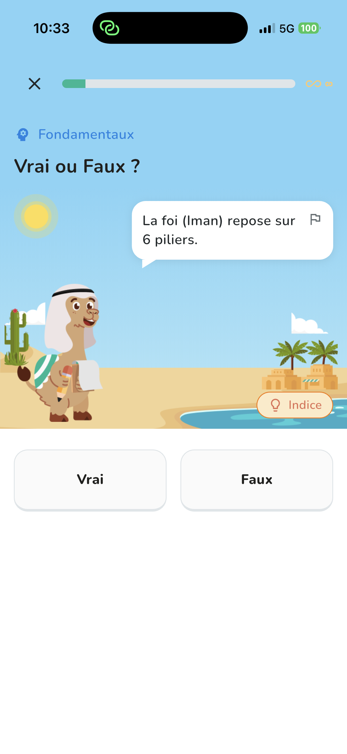 Quiz interactif avec Jamal